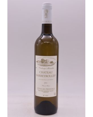 Barbeyrolles Côtes de Provence 2021 blanco
