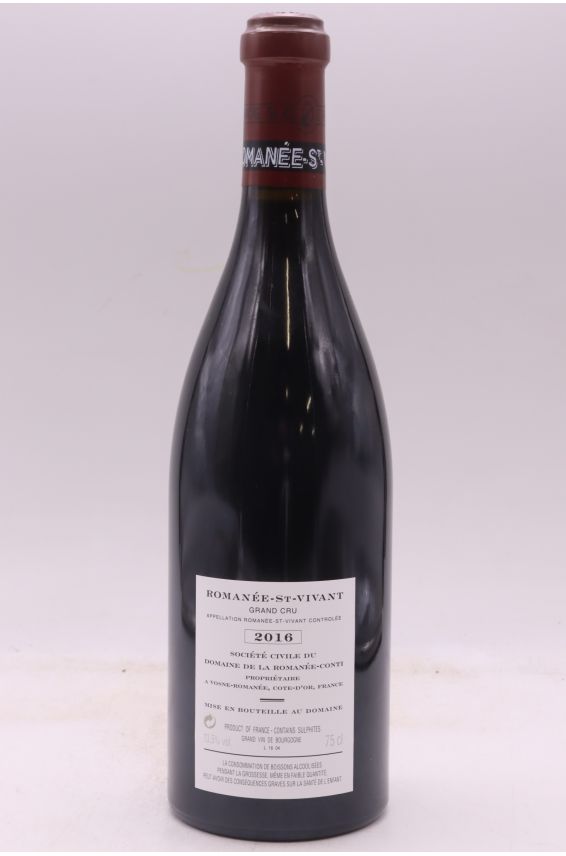 Romanée Conti Romanée Saint Vivant 2016