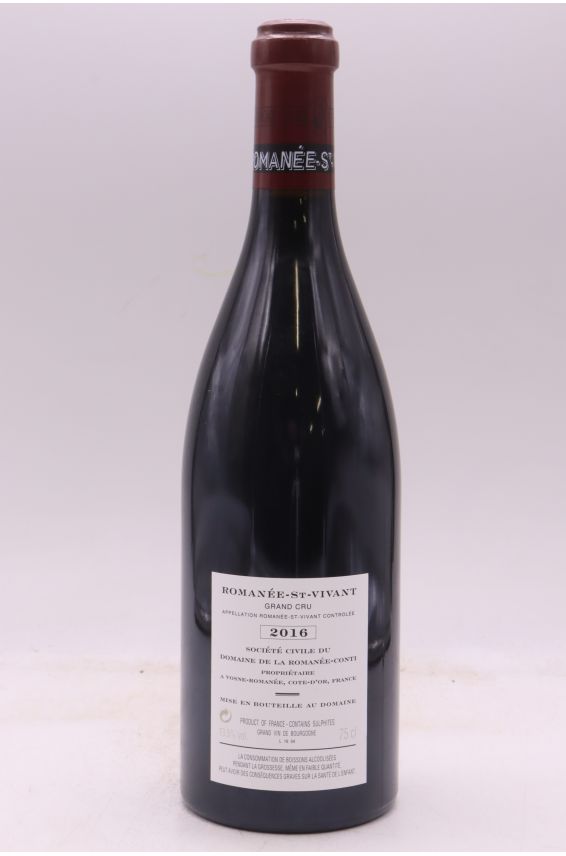 Romanée Conti Romanée Saint Vivant 2016