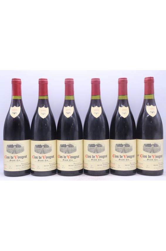 Henri Rebourseau Clos Vougeot 1995