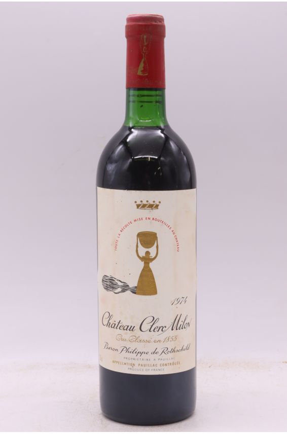 Clerc Milon 1974