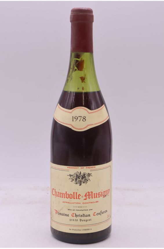 Christian Confuron Chambolle Musigny 1978 - PROMO -20% !
