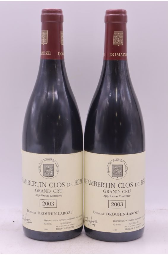 Drouhin Laroze Chambertin Clos de Bèze 2003