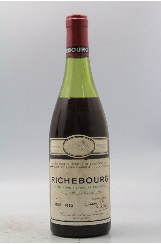 Romanée Conti Richebourg 1982 - PROMOTION -30% !