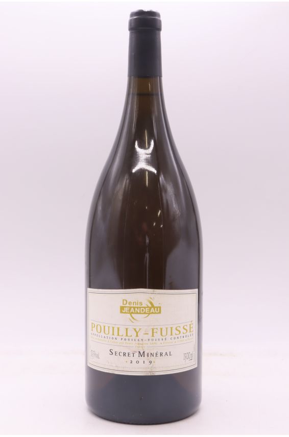 Denis Jeandeau Pouilly Fuissé Secret Minéral 2019 Magnum