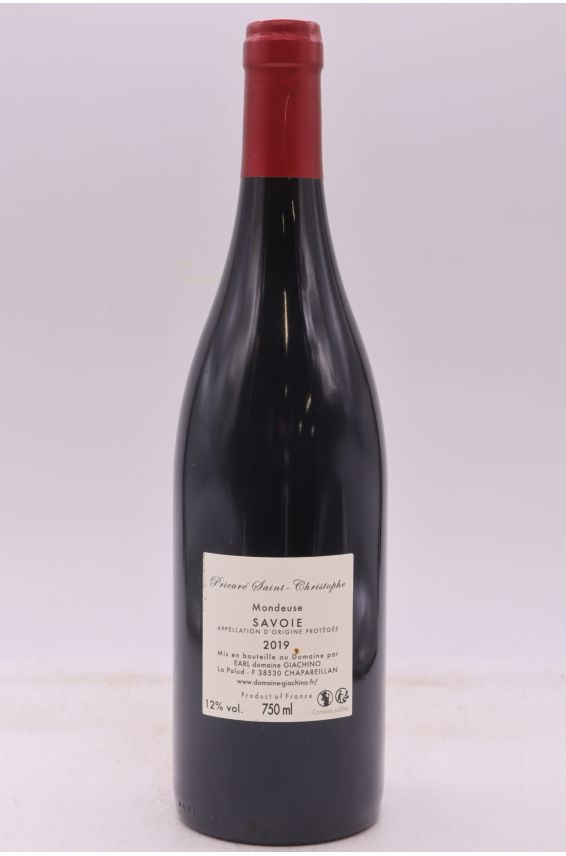 Prieuré Saint Christophe Savoie Mondeuse 2019