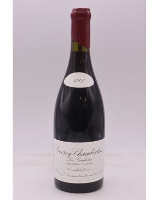 Domaine Leroy Gevrey Chambertin 1er cru Les Combottes 2007