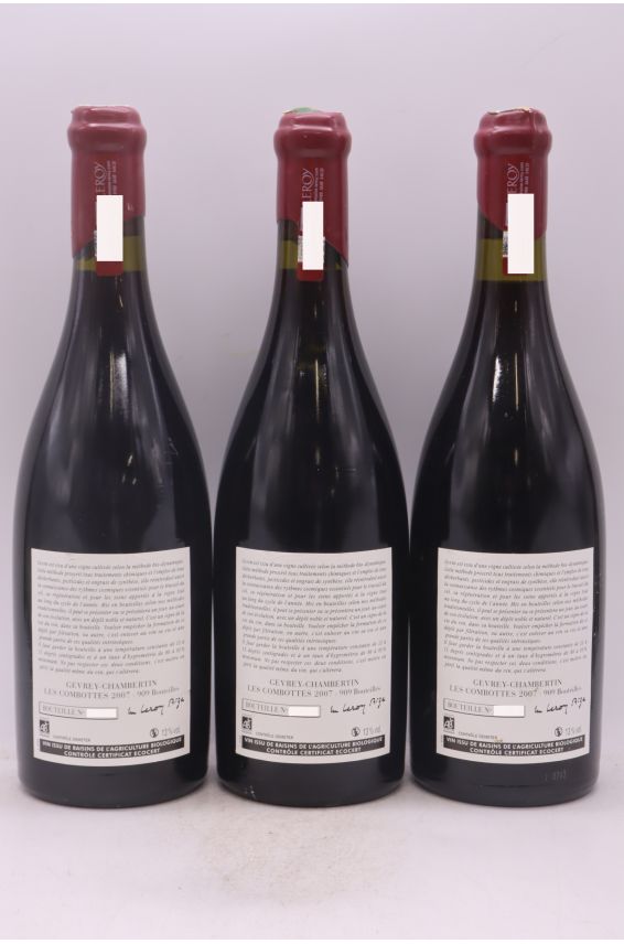 Domaine Leroy Gevrey Chambertin 1er cru Les Combottes 2007