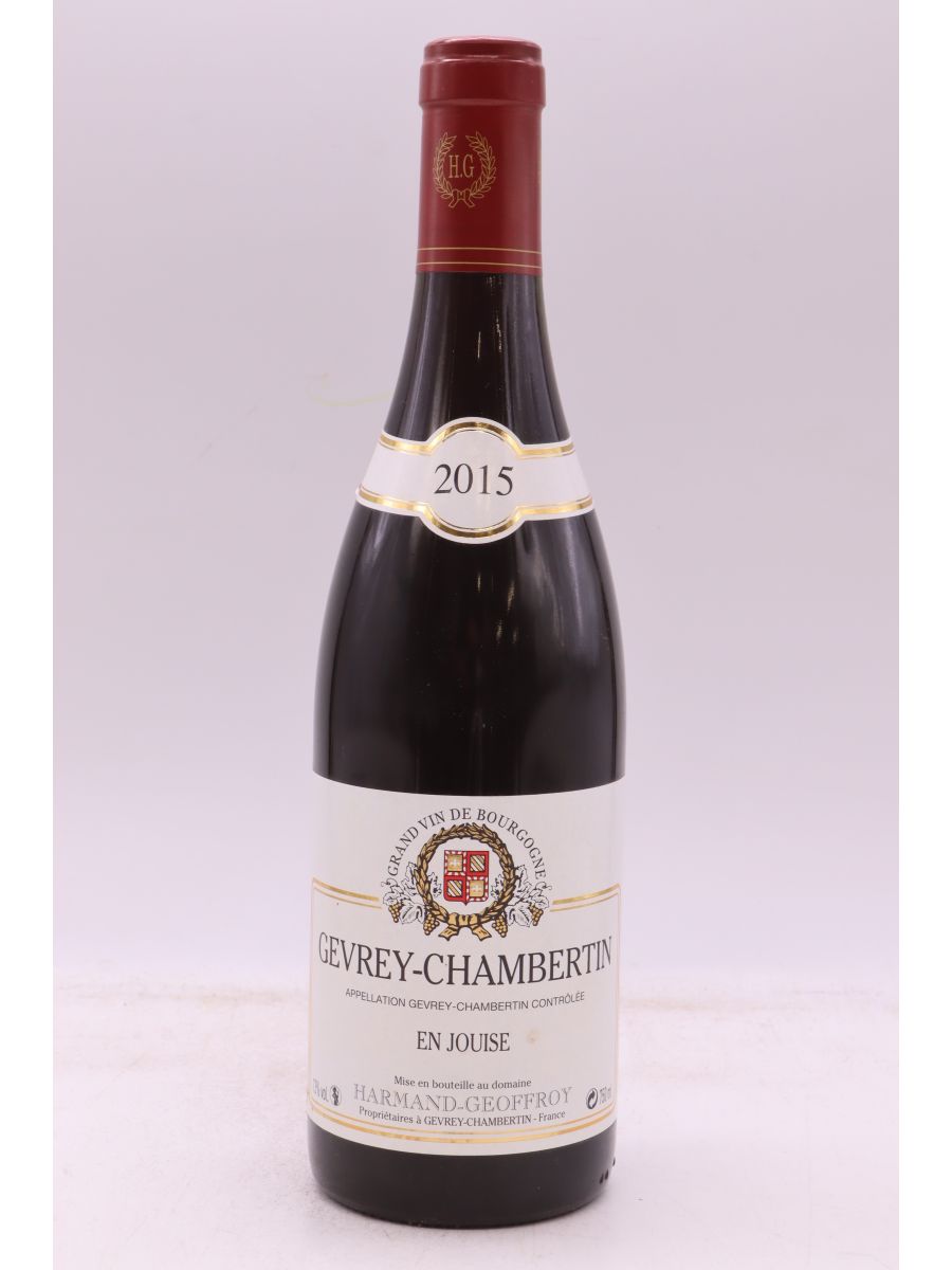 photos du vin Harmand Geoffroy Gevrey Chambertin en Jouise 2015