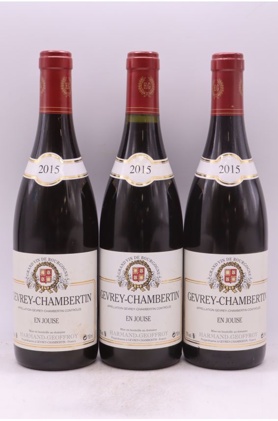 Harmand Geoffroy Gevrey Chambertin En Jouise 2015