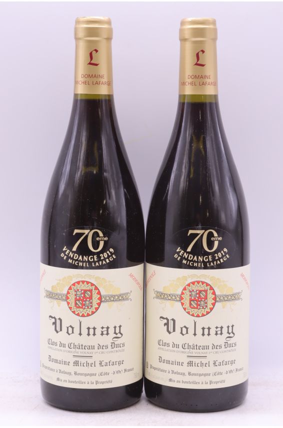 Michel Lafarge Volnay 1er cru Clos du Château des Ducs 2019