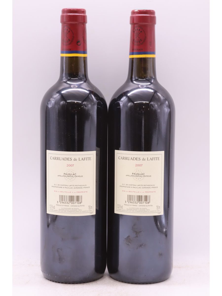 2007 Chateau Lafite Rothschild 'Carruades de Lafite