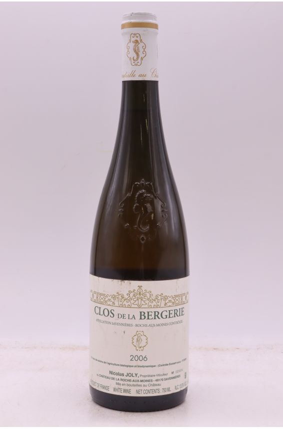 Nicolas Joly Savennières Clos de la Bergerie 2006