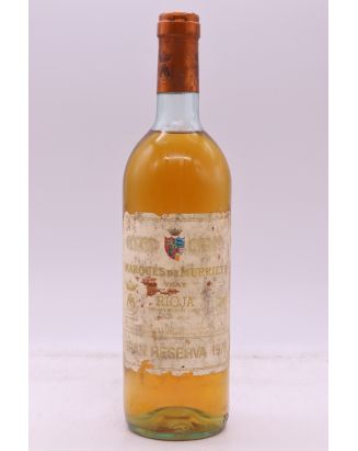 Marques de Murrieta Castillo Ygay Blanc Gran Reserva 1978 -10% DISCOUNT !