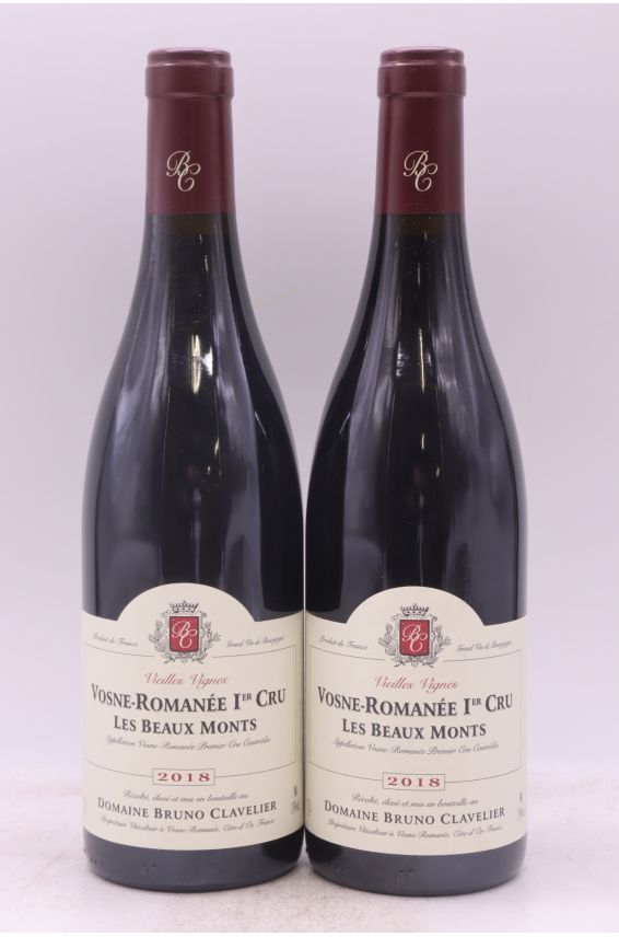 Bruno Clavelier Vosne Romanée 1er cru Les Beaux Monts Vieilles Vignes 2018