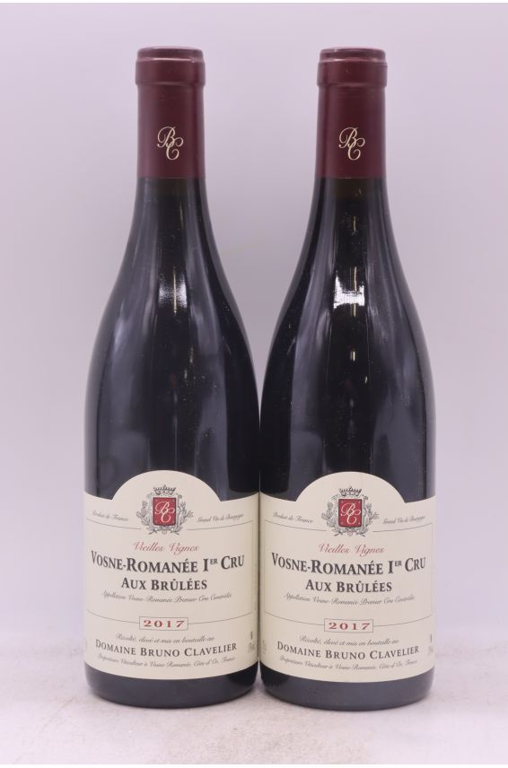 Bruno Clavelier Vosne Romanée 1er cru Aux Brûlées Vieilles Vignes 2017