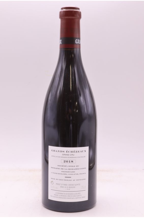 Romanée Conti Grands Echezeaux 2018