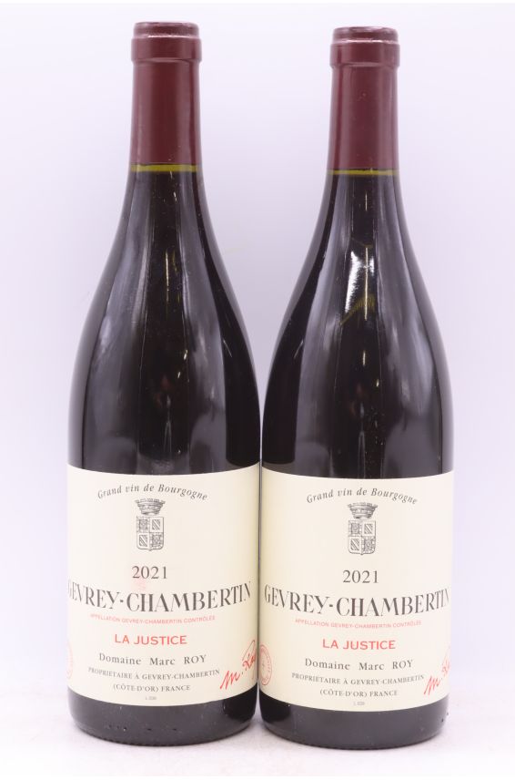 Marc Roy Gevrey Chambertin La Justice 2021