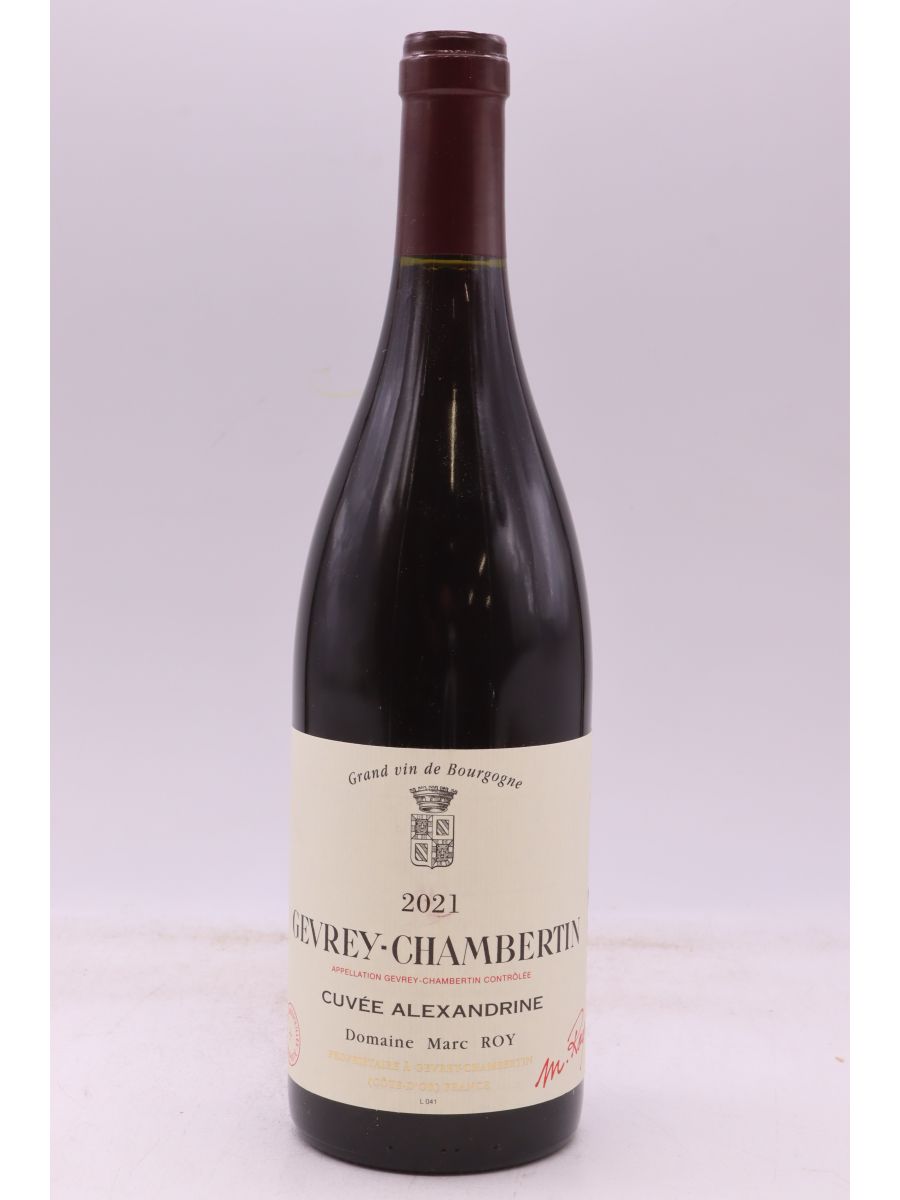 illustration du vin Marc Roy Gevrey Chambertin Cuvée Alexandrine 2021