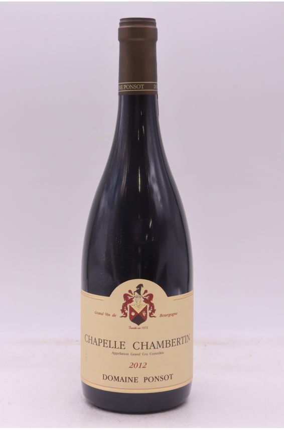 Ponsot Chapelle Chambertin 2012