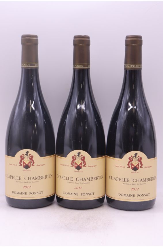 Ponsot Chapelle Chambertin 2012