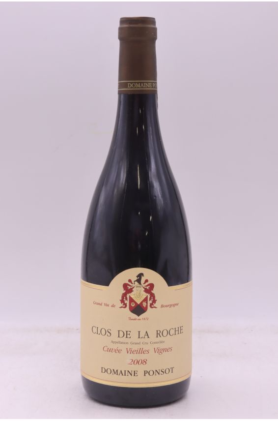Ponsot Clos de la Roche Vieilles Vignes 2008 OWC