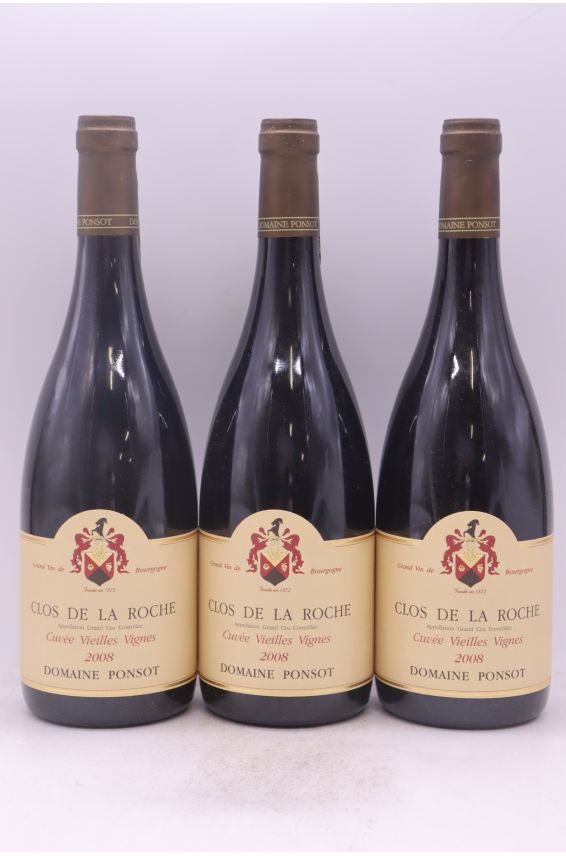 Ponsot Clos de la Roche Vieilles Vignes 2008 OWC