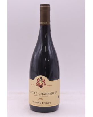 Ponsot Griotte Chambertin 2012