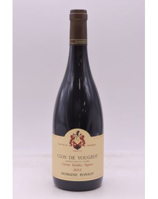 Ponsot Clos de Vougeot Cuvée Vieilles Vignes 2012