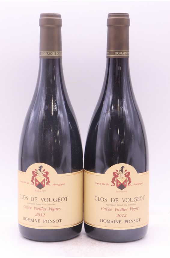 Ponsot Clos de Vougeot Cuvée Vieilles Vignes 2012
