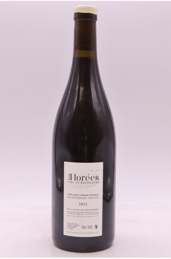Les Horées Bourgogne Des Six Ifs 2022 rot