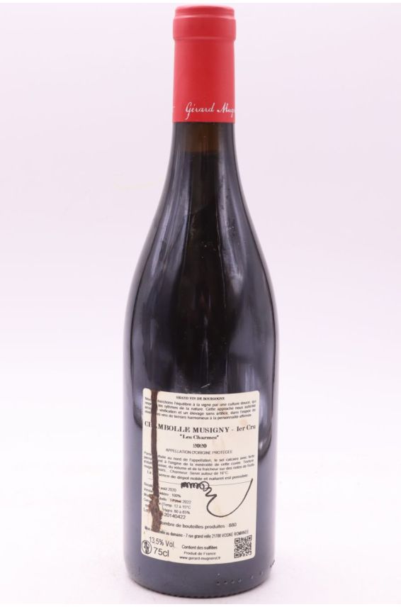 Gérard Mugneret Chambolle Musigny 1er cru Les Charmes 2020