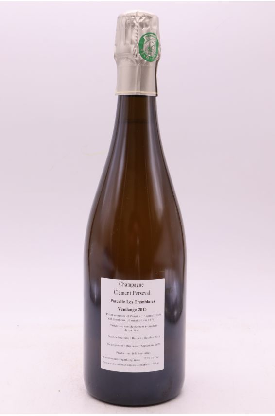 Clément Perseval Chamery 1er cru Blanc de Noirs Extra Brut Les Tremblaies 2015