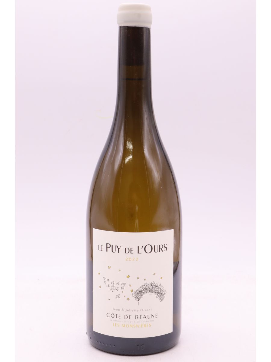 photo du vin Puy de l’Ours Côte de Beaune les Monsnières 2022 Blanc