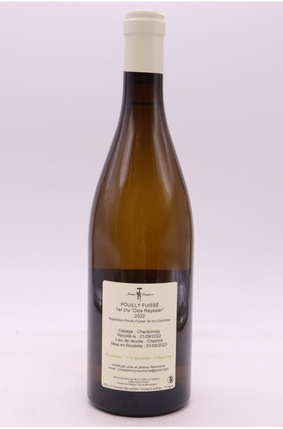 Jérémy Recchione Pouilly Fuissé 1er cru Clos Reyssier 2022