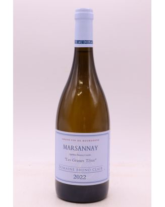 Bruno Clair Marsannay Les Grasses Têtes 2022 Branco