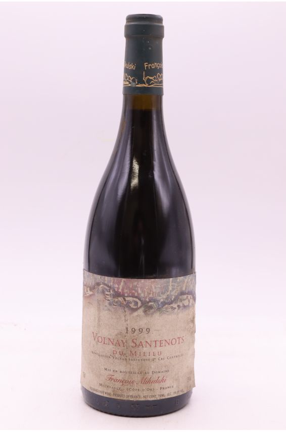 François Mikulski Volnay 1er cru Santenots du Milieu 1999 -15% DISCOUNT !