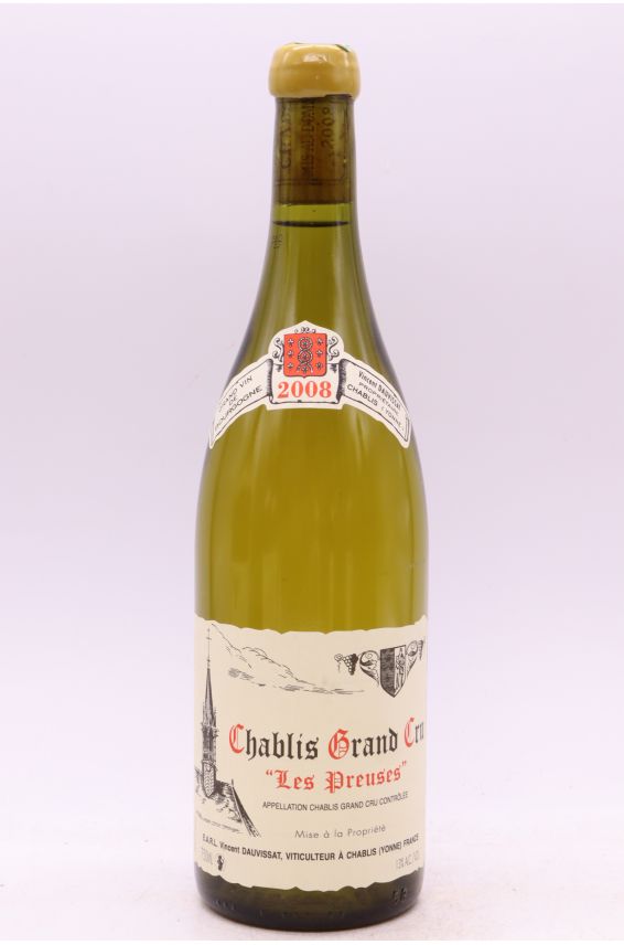 Vincent Dauvissat Chablis Grand cru Les Preuses 2008