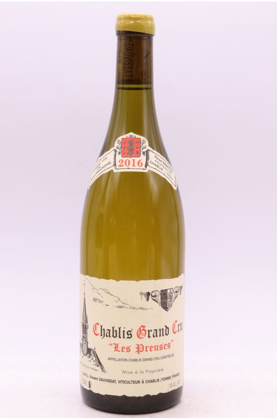 Vincent Dauvissat Chablis Grand cru Les Preuses 2016