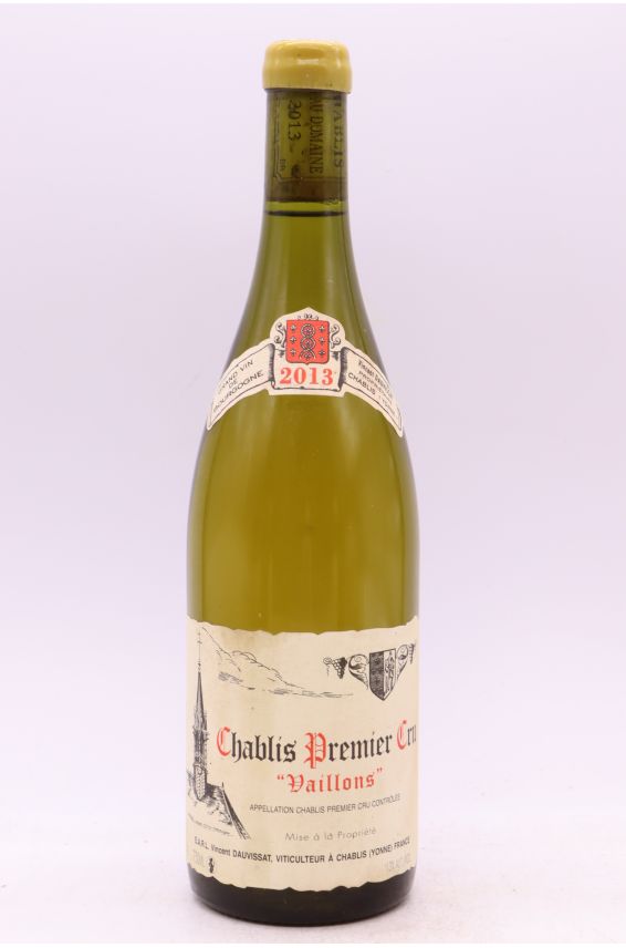 Vincent Dauvissat Chablis 1er cru Vaillons 2013 - PROMO -5% !