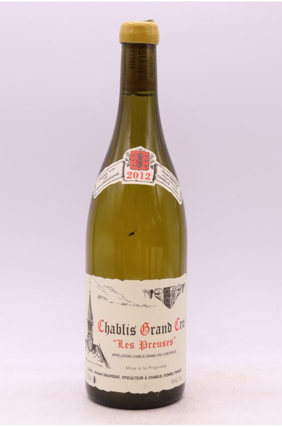Vincent Dauvissat Chablis Grand cru Les Preuses 2012