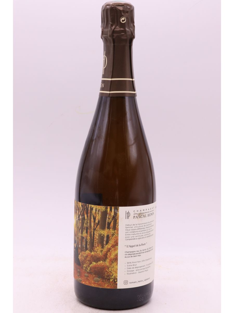 illustration du vin Romain Hénin Appel de la Foret Extra Brut