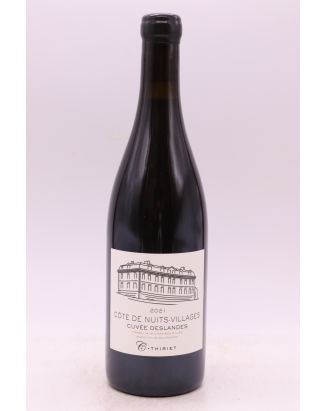 Camille Thiriet Côte de Nuits Villages Cuvée Deslandes 2021