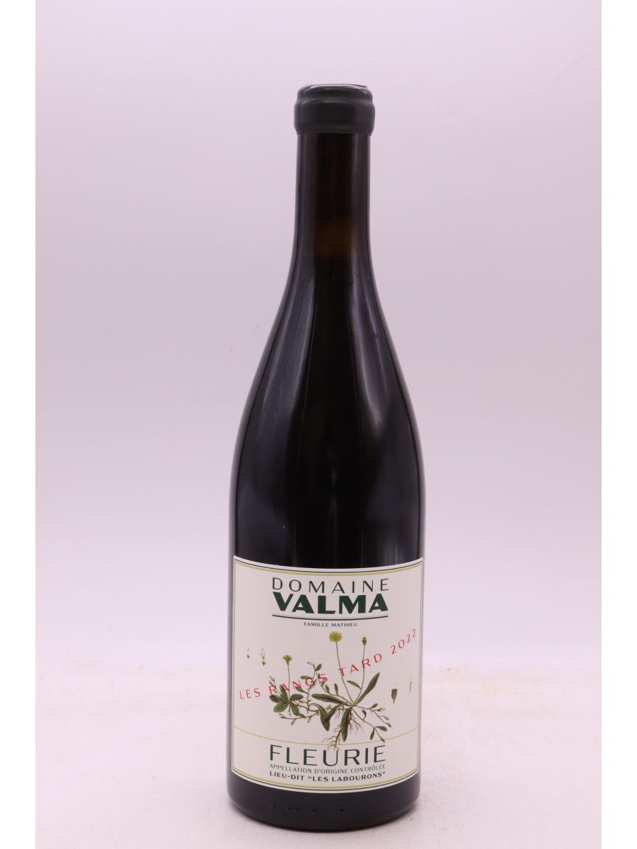 photos du vin Valma Fleurie les Labourons les Rangs Tard 2022