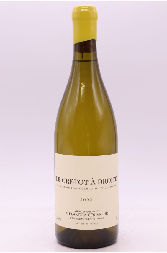 Alexandra Couvreur Bourgogne Aligoté Le Cretot A Droite 2022