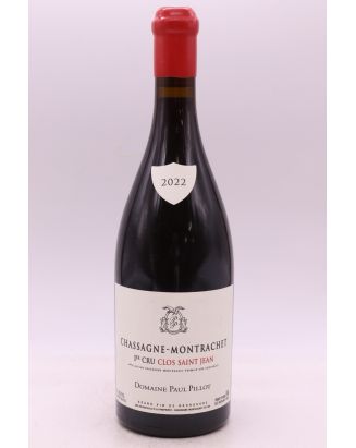 Paul Pillot Chassagne Montrachet 1er Cru Clos Saint Jean 2022 Rouge