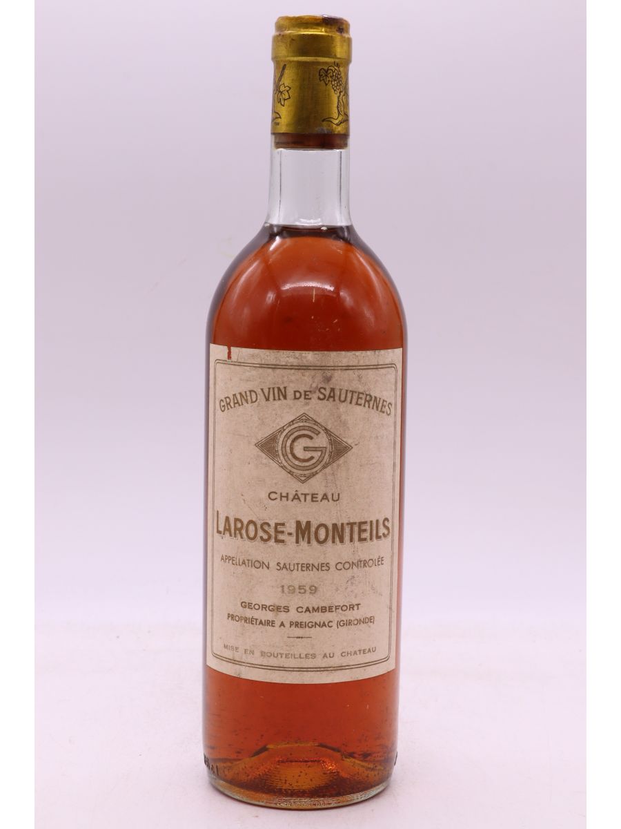 illustration du vin Larose Monteils 1959