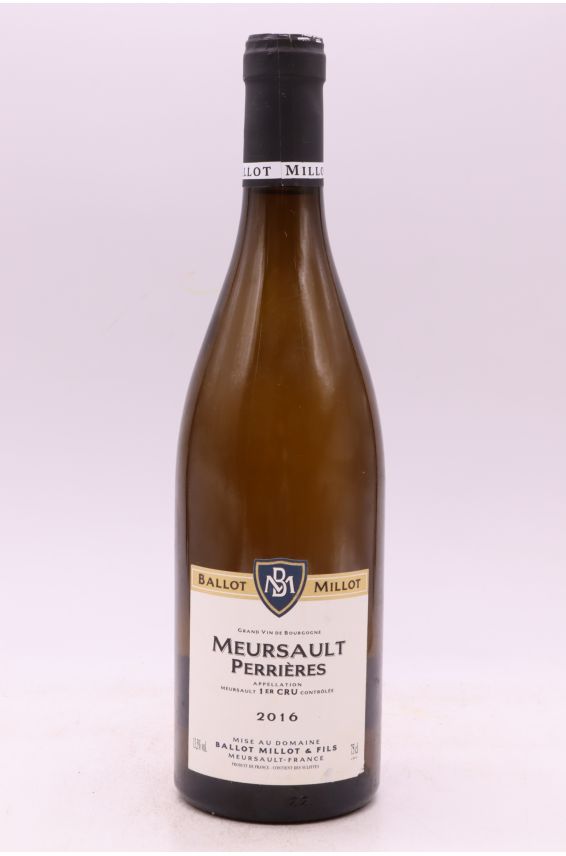 Ballot Millot Meursault 1er cru Perrières 2016