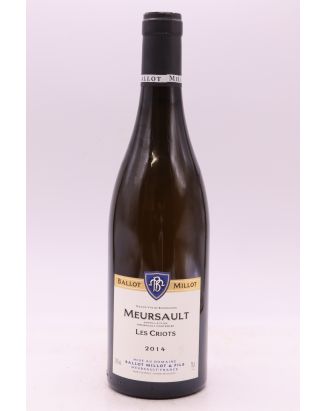 Ballot Millot Meursault Les Criots 2014