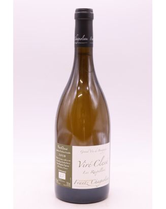 Frantz Chagnoleau Viré Clessé Les Raspillères 2018
